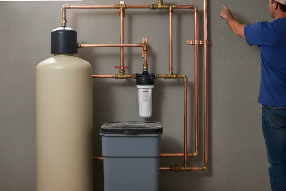 Whole-house water treatment system installed in Charlotte